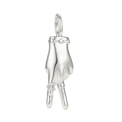 White Gold Charm Enhancer