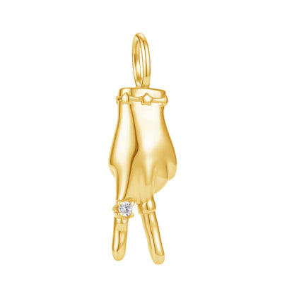 White Gold Charm Enhancer